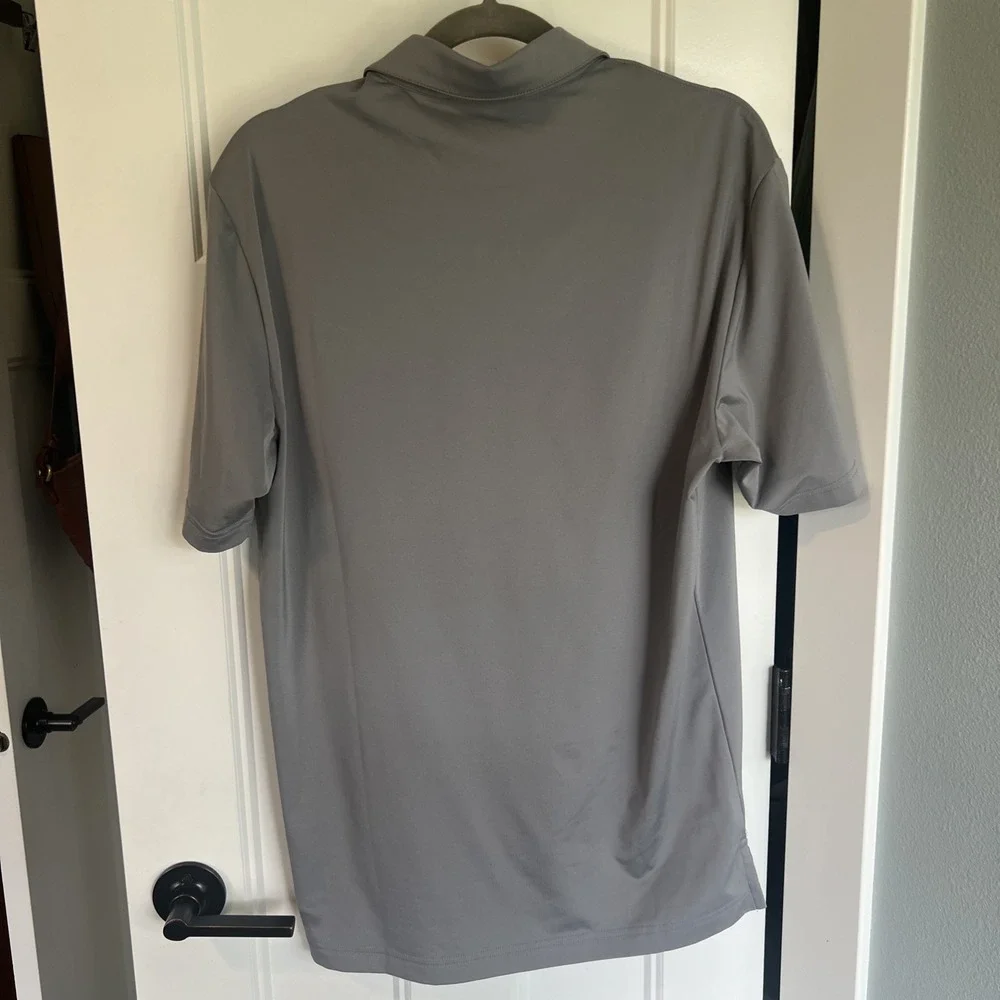 adidas Golf Polo Shirt Light Gray Men's Size Small